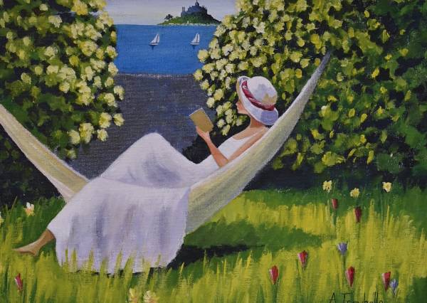 - Acrylic on Canvas, Painting by Alicia Trewhella, measuring 27 x 39 cm (H x W) framed at 49 x 61 cm £495